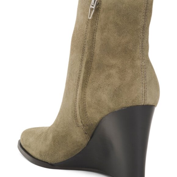 NEW DOLCE VITA Made In Brazil Suede Susann Booties in moss for women 925 4m2 - Picture 8 of 8